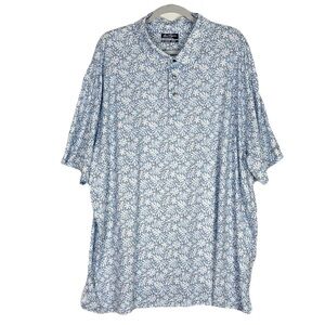 Nwot Ben Hogan Polo 3XL Performance Golf Floral Short Sleeve Athleisure Stretchy